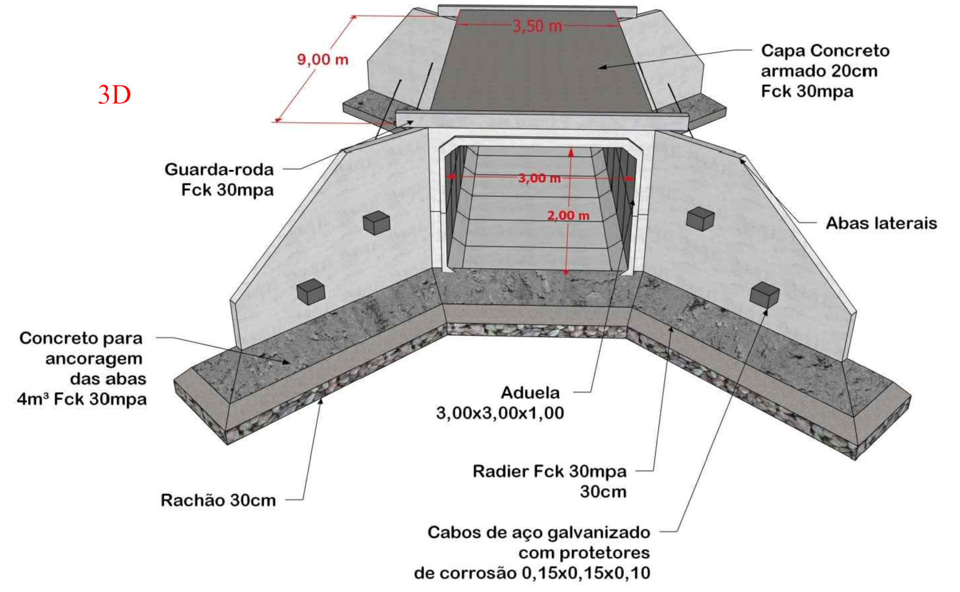 Nova ponte 13 de junho em Manoel Ribas - projeto geométrico