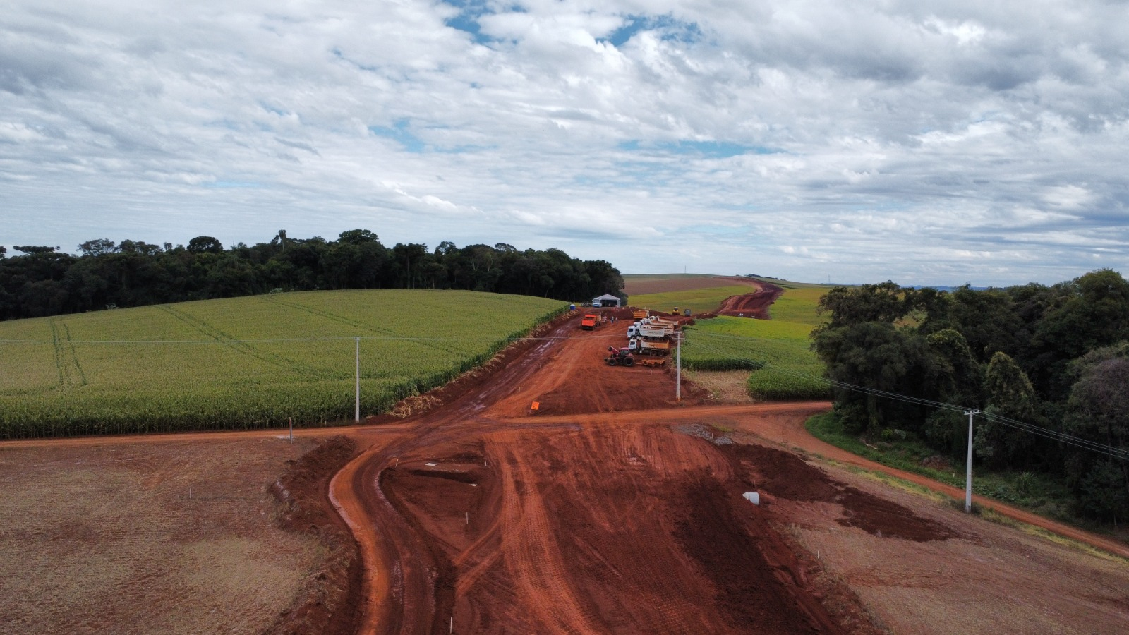 Contorno Noroeste de Pato Branco - serviços de terraplenagem