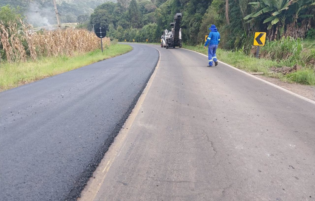 PR-446 entre União da Vitória e Porto Vitória