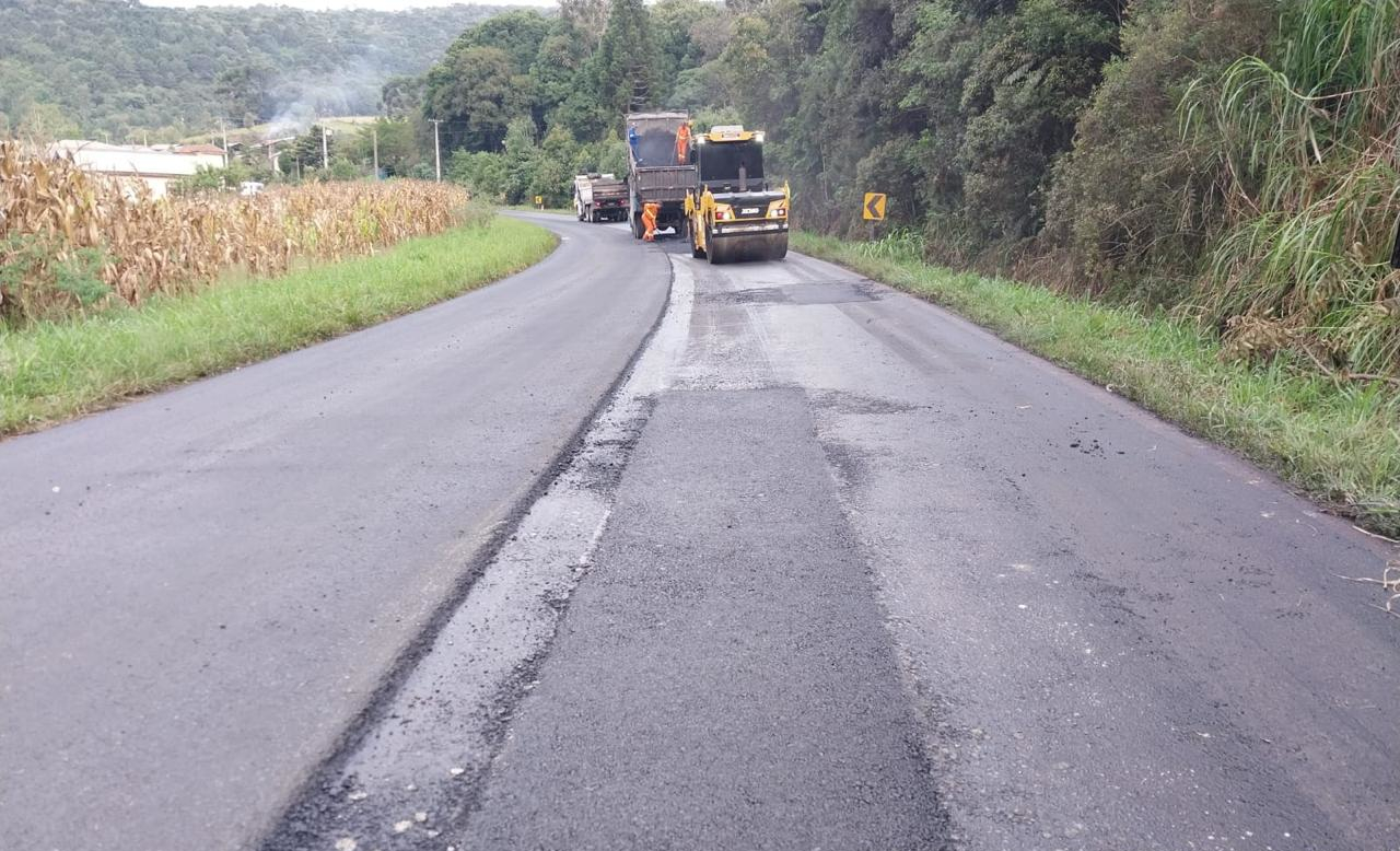 PR-446 entre União da Vitória e Porto Vitória