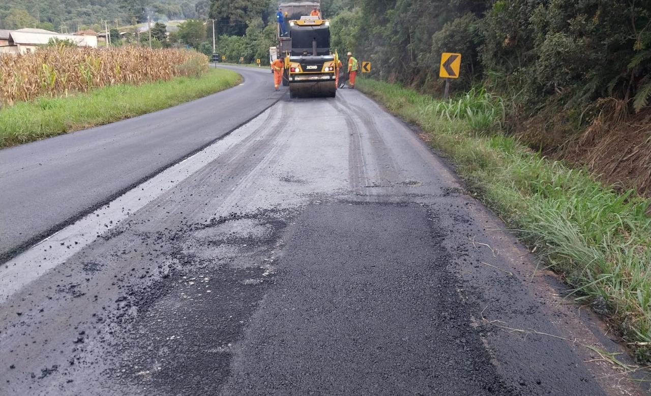PR-446 entre União da Vitória e Porto Vitória