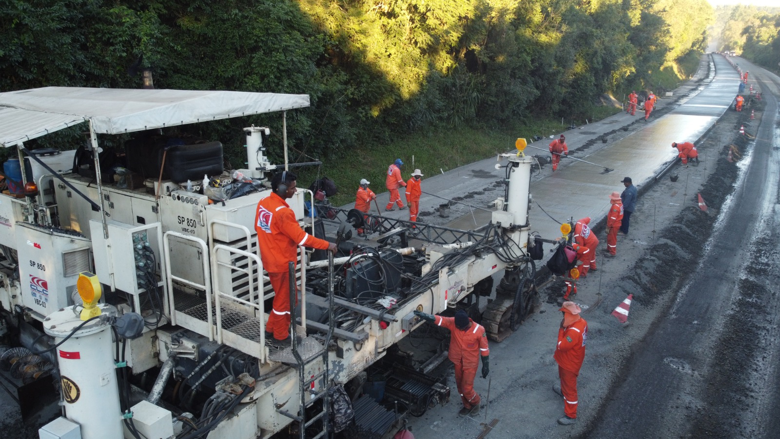 PRC-487 e PR-460 whitetopping entre Nova Tebas e Pitanga