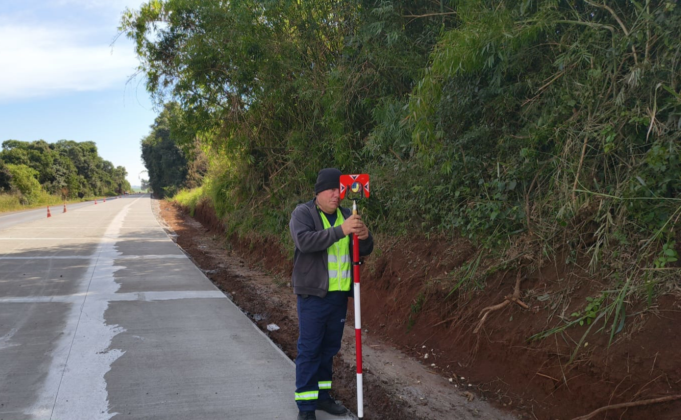 PR-460 e PRC-487 whitetopping Pitanga Nova Tebas - inspeção
