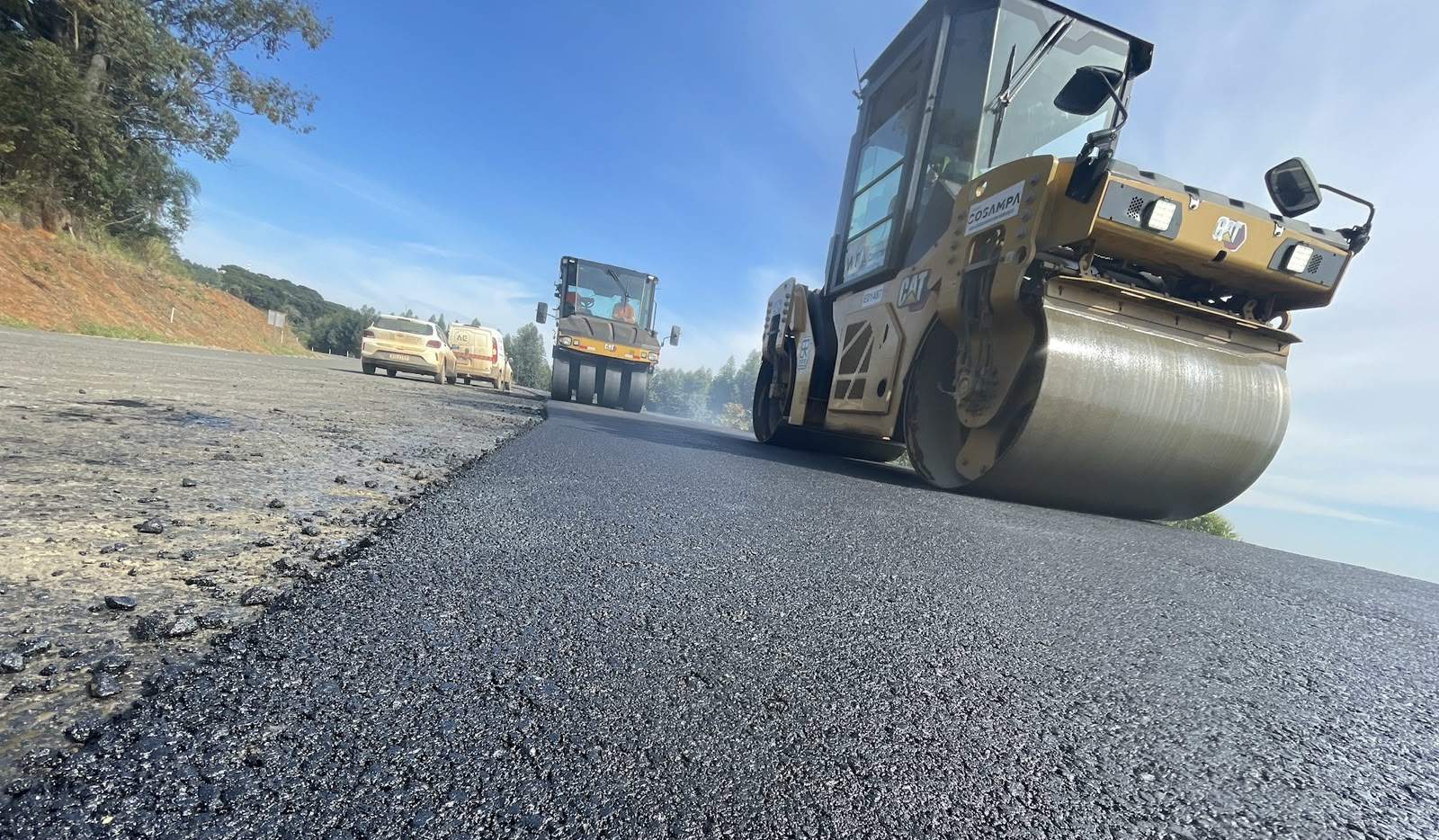 Obra de pavimentação de rodovia entre Imbaú e Reserva está 22% executada
