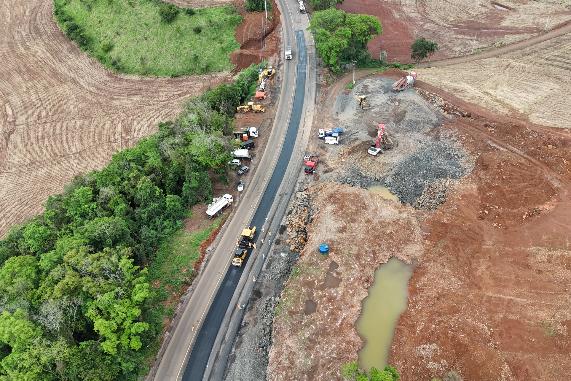 Restauração de rodovias entre Francisco Beltrão e Dois Vizinhos chega a 27,5%