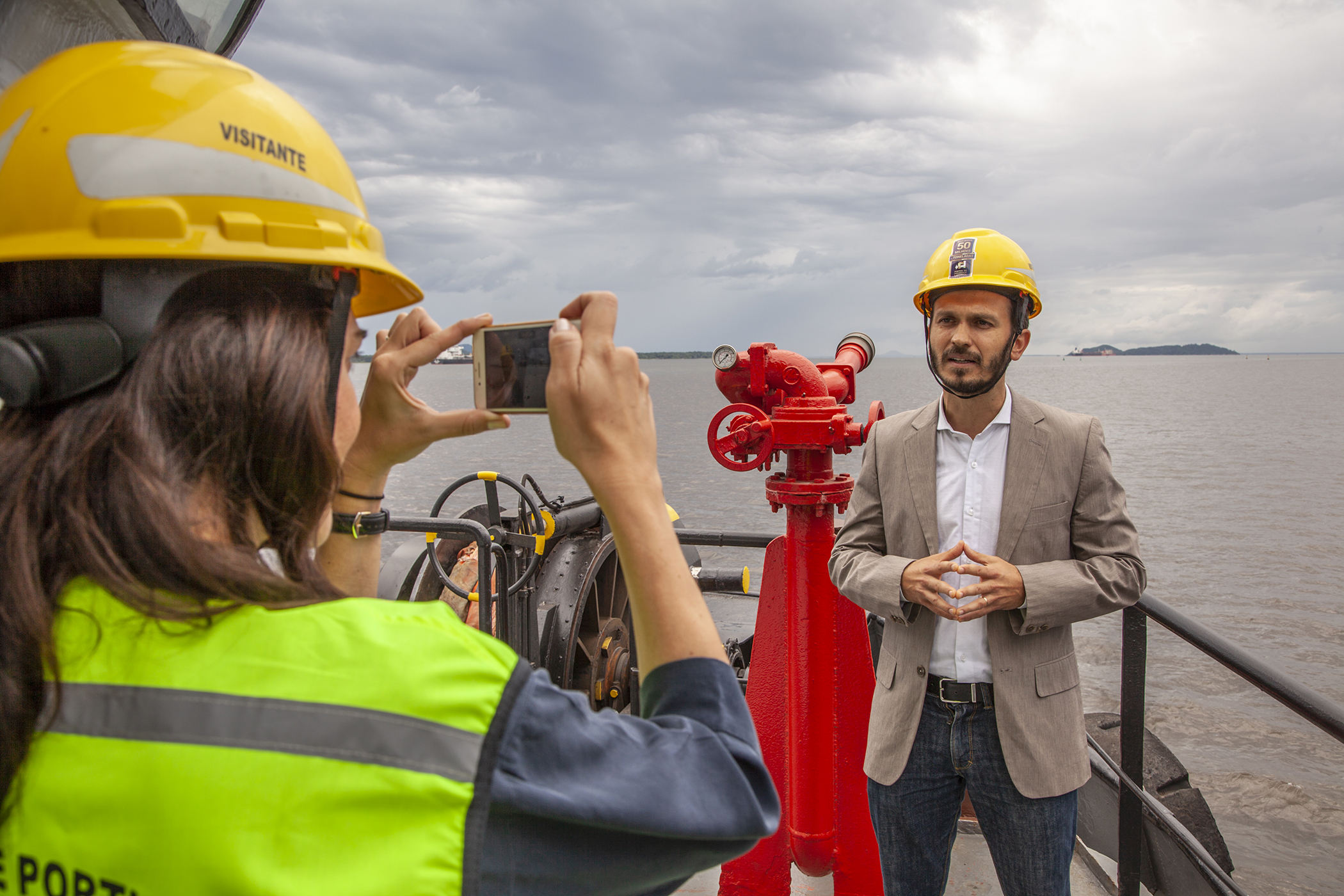 O Porto de Paranaguá comemora seu 84º aniversário no próximo domingo (17), mantendo o desempenho que o coloca entre os portos mais importantes da América Latina e o segundo maior porto do Brasil. Na foto, o secretário Nacional de Portos, Diogo Piloni  -  Paranaguá, 15/03/2019  -  Foto:  Claudio Neves/APPA