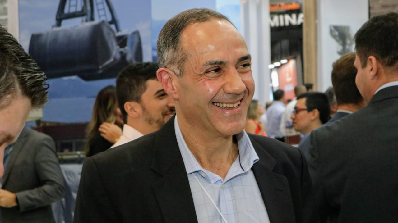 “A Intermodal reúne nossos principais clientes e autoridades. Temos grandes perspectivas para os próximos anos e, por isso, estamos realizando obras de ampliação que vão aumentar nossa capacidade de armazenagem de líquidos”, destaca José Paulo Fernandes, da Cattalini.Foto: Claudio Neves/APPA