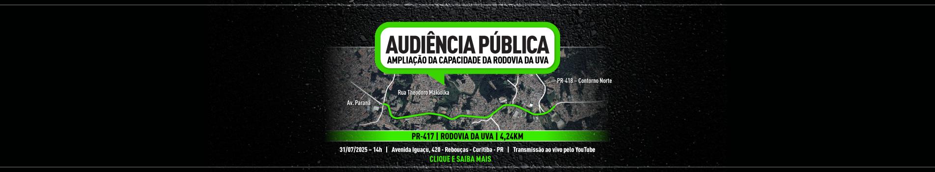 Audiência pública ampliação da Rodovia da Uva