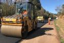 Serviços recuperam a PR-280 na divisa com Santa Catarina