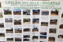 Edital de leilão de sucatas de veículos automotores