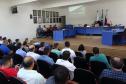 Audiência pública realizada no auditório da Câmara de Vereadores de Doutor Camargo