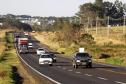 Imagens de caminhões em rodovias
