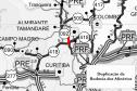 Mapa das obras de Duplicação da Rodovia dos Minérios