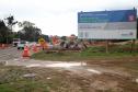 Obras de duplicação da rodovia entre Curitiba e Almirante Tamandaré.