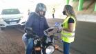Blitz educativa de trânsito EPET Cascavel 