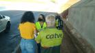 Blitz educativa de trânsito EPET Cascavel 