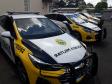 Veículos da marca Chevrolet, caracterizados de fábrica e equipados com blindagem, tablet, impressora, bafômetro, bloqueador de fugas e internet.