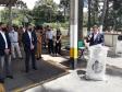 Secretário de Infraestrutura e Logística, Sandro Alex, discursa durante cerimônia
