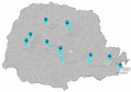 Mapa de projetos