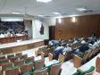 Sessão de abertura dos envelopes no auditório do DER/PR