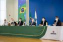 Coletiva de imprensa sobre as novas concessões