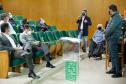 Lances foram acompanhados no auditório do DER