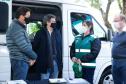 Entrega de carros para fiscalização do transporte de passageiros