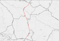 Mapa do trecho contemplado