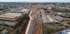 Vista aérea do Trevo Cataratas, em Cascavel