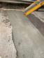 Concreto novo no local danificado