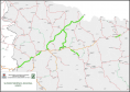 Mapa dos trechos estaduais do anel de integração