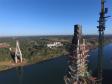 Obras na ponte na margem brasileira
