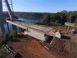 Obras na ponte na margem