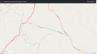 Mapa do trecho do projeto