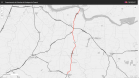 Mapa do trecho contemplado