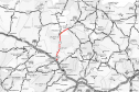 Mapa do trecho onde será elaborado o projeto