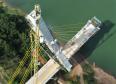 Obras da ponte da integração brasil paraguai
