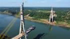 Obras da ponte da integração brasil paraguai