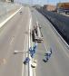 Obra inclui 39 novos conjuntos de postes de 15 metros de altura, substituição de postes danificados e instalação de novos equipamentos em trecho de mais de 14 quilômetros. Na foto, serviços executados em março.