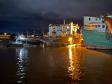 Ferry boat em deslocamento pelo Oceano Atlântico até Navegantes/SC
