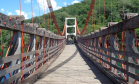 Ponte Pênsil de Ribeirão Claro