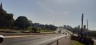 Obras de passarela em Londrina
