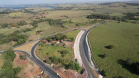 Curva concluída na PR-151 em Ribeirão Claro