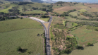 Curva concluída na PR-151 em Ribeirão Claro