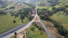 Curva concluída na PR-151 em Ribeirão Claro