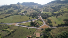 Curva concluída na PR-151 em Ribeirão Claro
