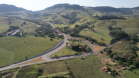 Curva concluída na PR-151 em Ribeirão Claro