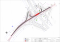 Folha do projeto geométrico do novo viaduto