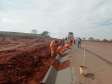 Obras de pavimentação da Estrada Boiadeira