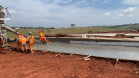 Obras de pavimentação da Estrada Boiadeira